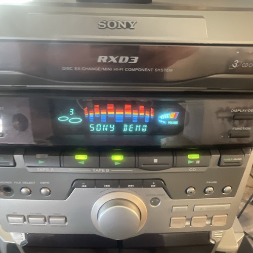 Sony rxd3 silver mini sistema - rxd3,